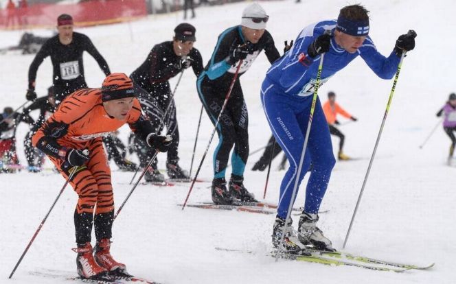 4 января. Барнаул. Лыжная база "Динамо". Краевые соревнования "Динамовская лыжня" памяти заслуженного тренера РСФСР Сергея Мельникова.   