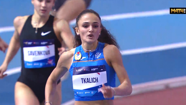 Полина Ткалич выиграла международный легкоатлетический турнир «Русская зима»