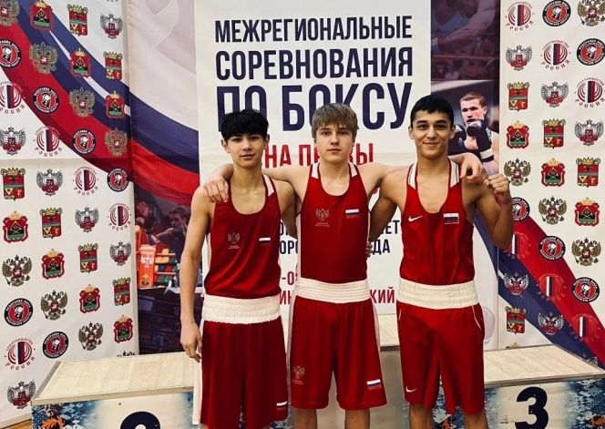 На фото боксеры СШОР №3, Барнаул