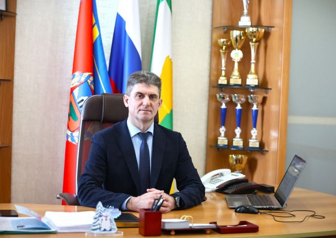 Глава Троицкого района Виктор Журавлёв. Фото: Александр Чёрный/"Алтайский спорт"