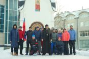 Акция «Трезвая пробежка» состоялась в Барнауле утром 1 января.