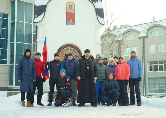 Акция «Трезвая пробежка» состоялась в Барнауле утром 1 января.