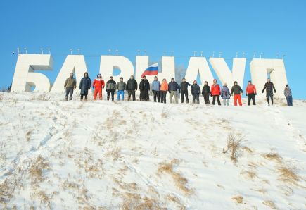 Акция «Трезвая пробежка» состоялась в Барнауле утром 1 января.