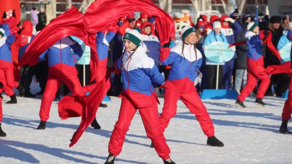 Ключ на старт! В Троицком прошла церемония открытия ХХХIХ краевой зимней олимпиады сельских спортсменов 