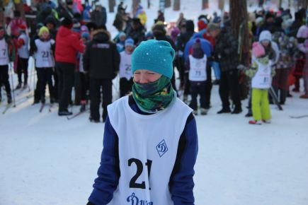 В Барнауле состоялись открытые краевые соревнования "Динамовская лыжня".