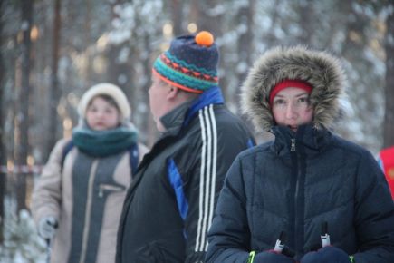 В Барнауле состоялись открытые краевые соревнования "Динамовская лыжня".