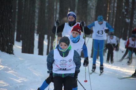В Барнауле состоялись открытые краевые соревнования "Динамовская лыжня".
