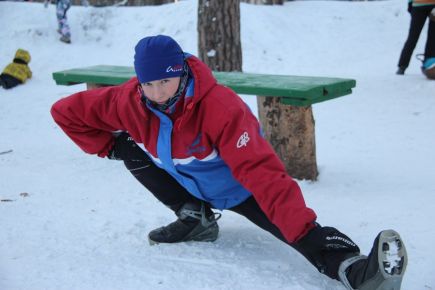 В Барнауле состоялись открытые краевые соревнования "Динамовская лыжня".
