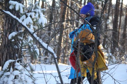 В Барнауле состоялись открытые краевые соревнования "Динамовская лыжня".