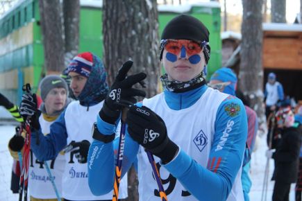 В Барнауле состоялись открытые краевые соревнования "Динамовская лыжня".