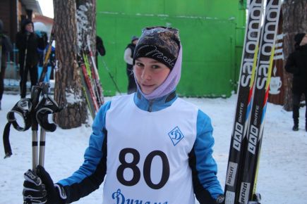 В Барнауле состоялись открытые краевые соревнования "Динамовская лыжня".