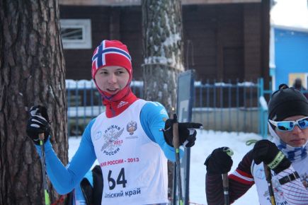 В Барнауле состоялись открытые краевые соревнования "Динамовская лыжня".