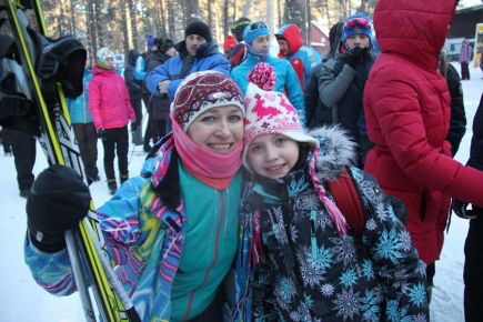 В Барнауле состоялись открытые краевые соревнования "Динамовская лыжня".