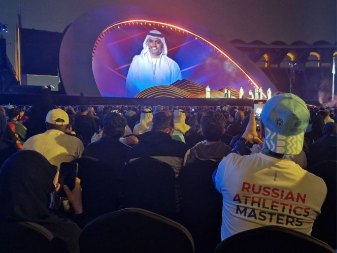 На церемонии открытия. Фото предоставлено участниками соревнований