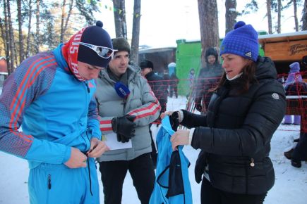 В Барнауле состоялись открытые краевые соревнования "Динамовская лыжня".
