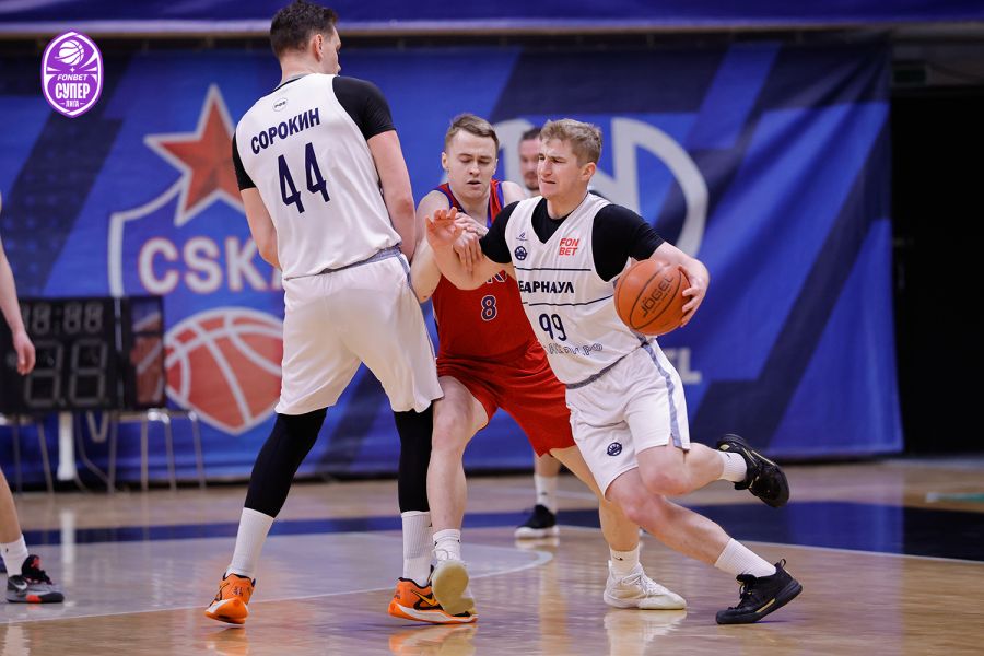 Фрагмент матча ЦСКА-2 - БК "Барнаул". Фото: сайт РФБ