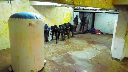 В Барнауле состоялись соревнования по спортивному пейнтболу среди казачьей молодёжи.