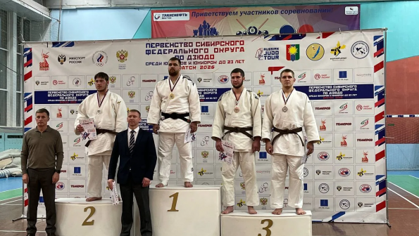 На первенстве Сибири среди спортсменов  до 23 лет в Братске дзюдоисты Алтайского края завоевали 9 медалей