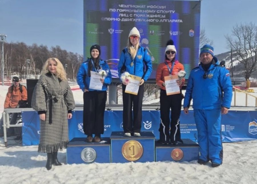 Горнолыжница Таисья Форьяш завоевала две серебряные награды на чемпионате России в Южно-Сахалинске (спорт лиц с ПОДА)