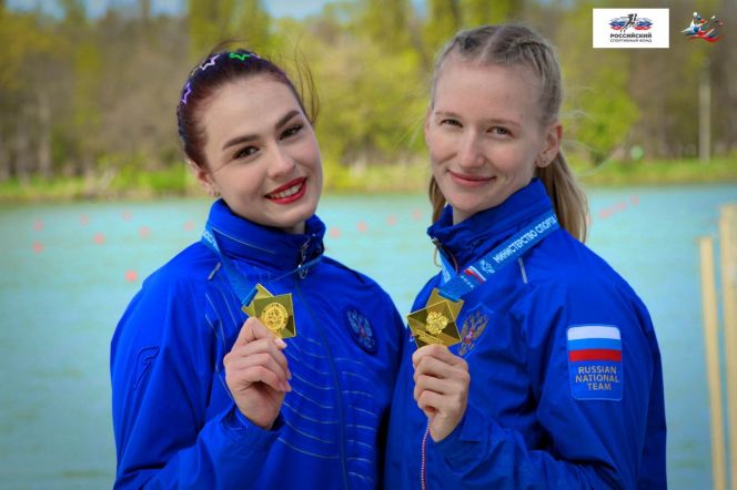 Чемпионки России Полина Белова (Пряхина) и Анастасия Лухнева. Фото: Федерация каноэ России