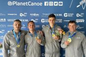 Золото Дня Победы! Алексей Коровашков в каноэ-четверке стал победителем этапа Кубка мира в Венгрии на дистанции 500 м