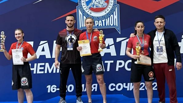 Татьяна Девятова из ЦСЕ Top Team Siberia стала чемпионкой России  (панкратион классический)