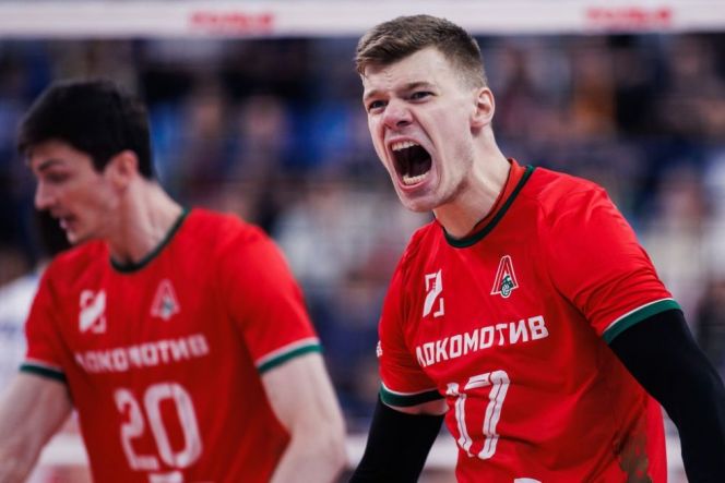 Илья Казаченков не скрывает эмоций / ВК "Локомотив"