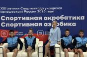 В соревнованиях по спортивной аэробике в финале XIII летней Спартакиады учащихся России команда региона заняла восьмое место 