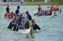 Спорт есть в каждом! На Гребном канале в Барнауле в День физкультурника провели Кубок РЖД по гонкам на лодках "Дракон" и фестиваль "Трудовые резервы" (много фото)