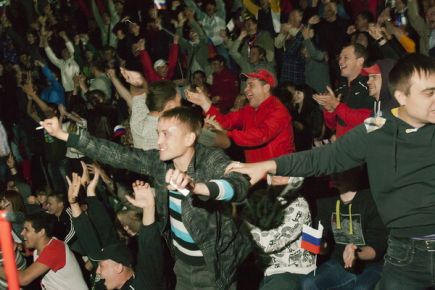 Аншлаг на футболе