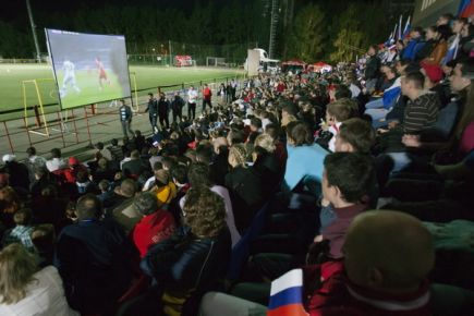 Аншлаг на футболе