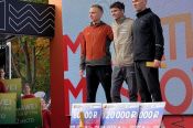 Юрий Клопцов - третий призёр Московского марафона  в национальном зачёте