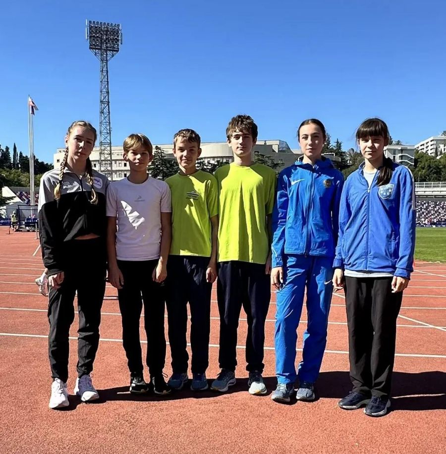 Спортсмены Алтайского края на "Шиповке юных" в Сочи. Фото: Жанна Уколова