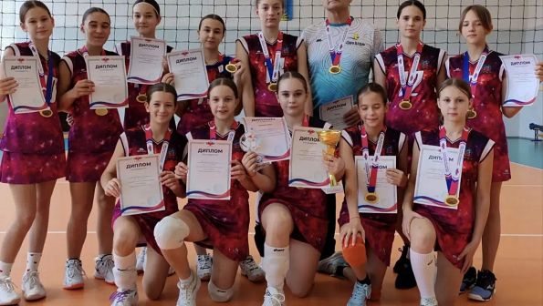 Волейболистки «Зари Алтая» - победительницы первенства Алтайского края среди девушек до 14 лет
