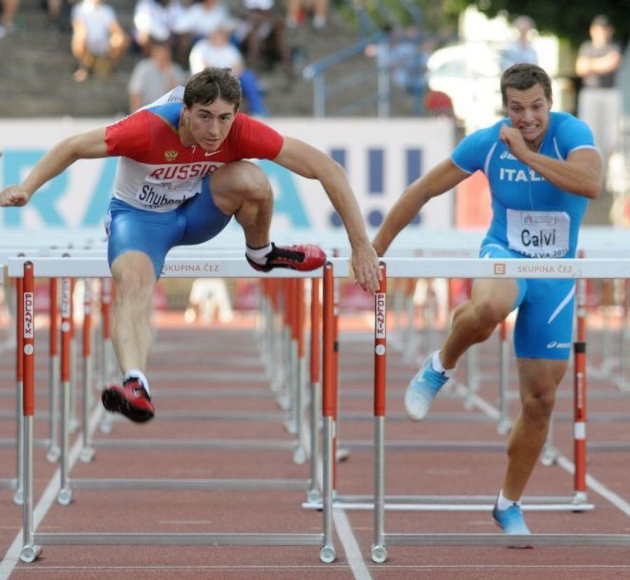 Сергей Шубенков на молодёжном чемпионате Европы в  Чехии. 2011 год 