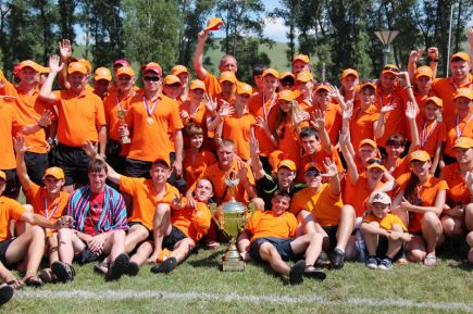 Сборная команда Благовещенского района - победитель ХХХIV летней Олимпиады сельских спортсменов Алтая (таблица).