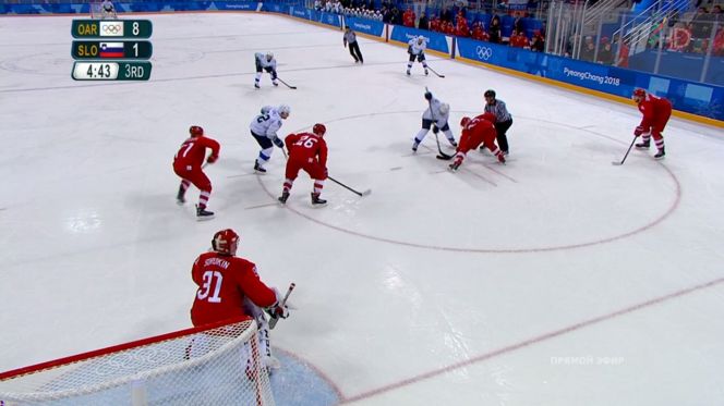 Сборная России по хоккею разгромила Словению во втором матче на ОИ-2018