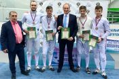 Алтайские саблисты на молодёжном первенстве России завоевали бронзу в командном турнире