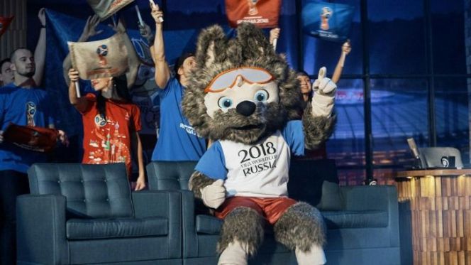 Талисман ЧМ-2018 Волк Забивака. Фото: из открытых источников