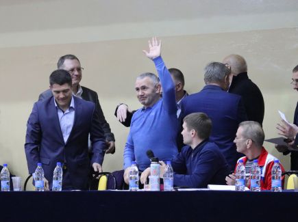 Олимпийский чемпион Мнацакан Искандарян на 48-м Всероссийском юношеском турнире памяти Героя Советского Союза лётчика-штурмовика Ивана Григорьева. Новоалтайск, 2018. Фото: Виталий УЛАНОВ