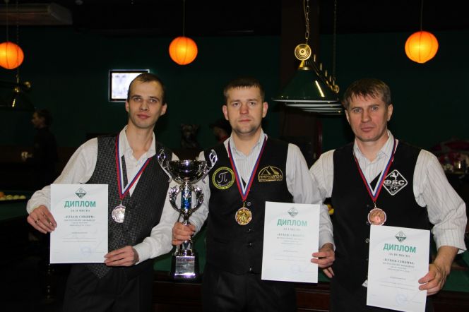 Барнаулец Игорь Филиппов - победитель Кубка Сибири и Урала по русскому бильярду среди спортсменов с нарушением слуха. 