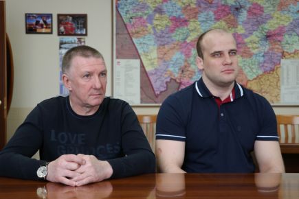 Владимир Кутчер и Виталий Щур. Фото: Виталий УЛАНОВ