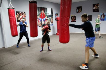 Зал бокса Дмитрия Сухотского «Панчер». Фото: Виталий УЛАНОВ