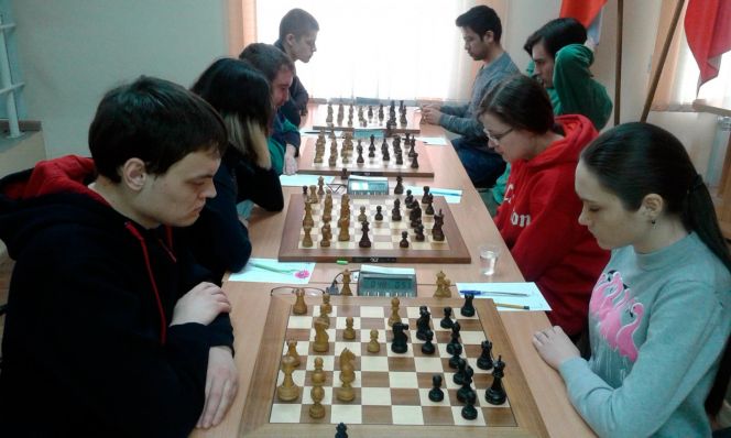  Первенство Алтайского края по шахматам среди студентов. 18-22 апреля 2018 года. Фото: Виктор Эртель