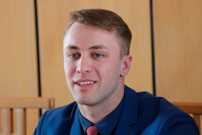 Виктор Муштаков, мастер спорта России международного класса по конькобежному спорту, воспитанник СШОР «Клевченя». Фото: Виталий УЛАНОВ 