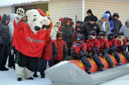 В спортивно-развлекательном комплексе «Берёзка» состоялся праздник, посвящённый Дню хоккея России (фото).