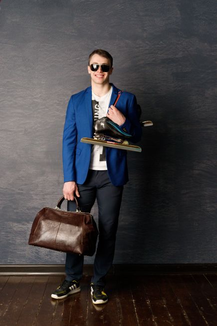 Конькобежец Виктор Муштаков. Фото: Тимофей ДАУДРИХ