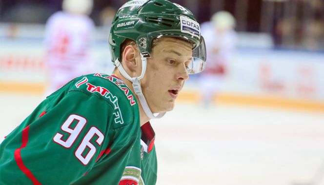 Никита Лямкин, обладатель Кубка Гагарина - 2018. Фото: официальный сайт ХК «Ак Барс»