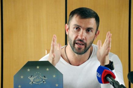 Чемпион Европы по бодибилдингу Александр Барбашин. Фото: Виталий УЛАНОВ 