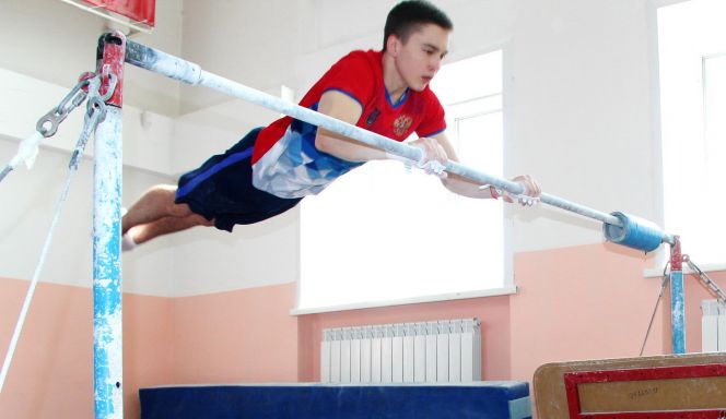 Победители спартакиады молодёжи России Сергей Найдин и Денис Юров провели открытую тренировку